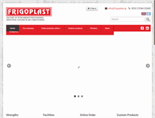 Tablet Screenshot of frigoplast.gr